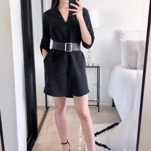 Black Shirt Dress
